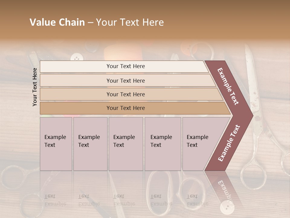 Wood Sew Design PowerPoint Template