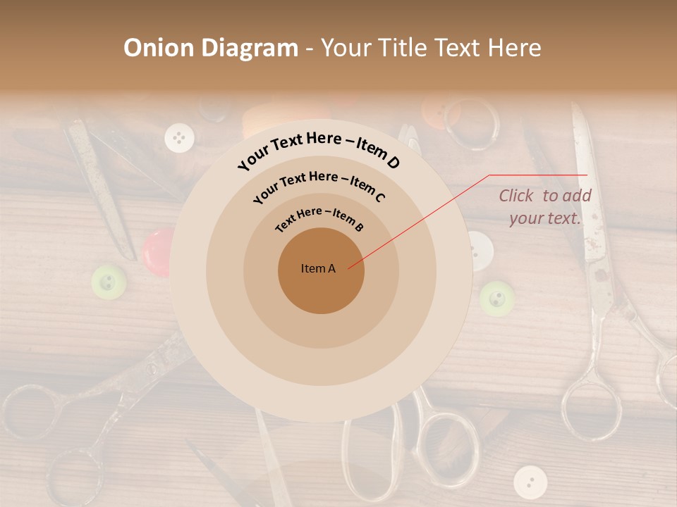 Wood Sew Design PowerPoint Template