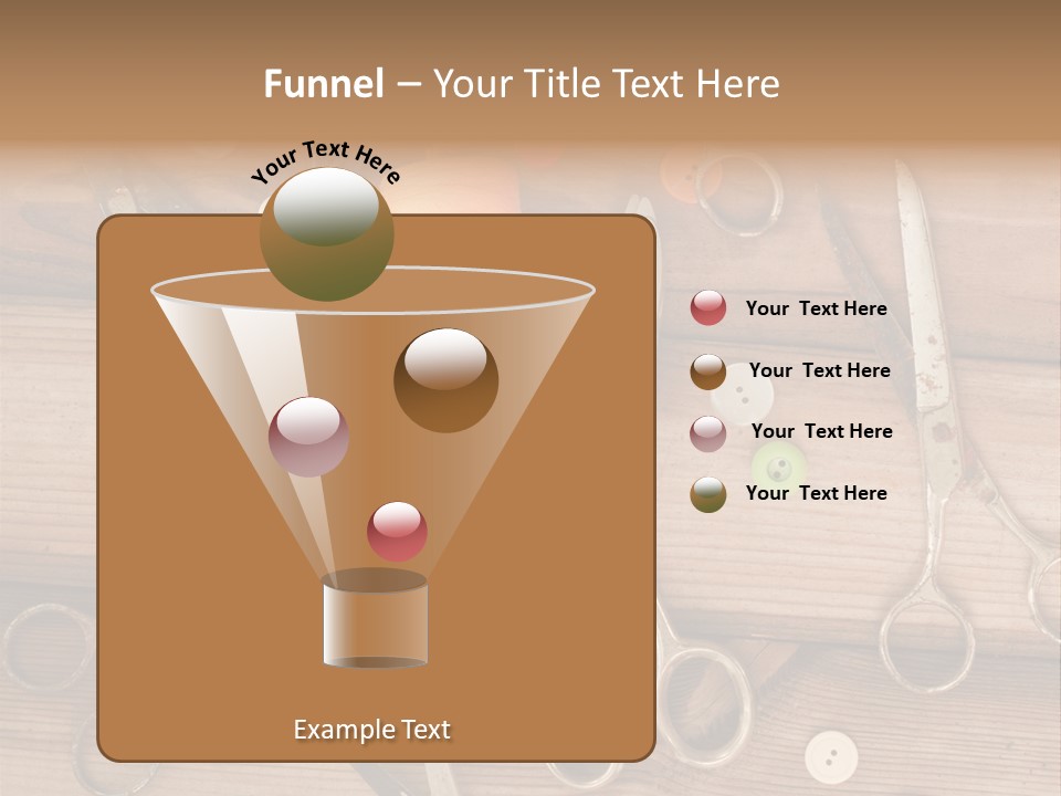 Wood Sew Design PowerPoint Template