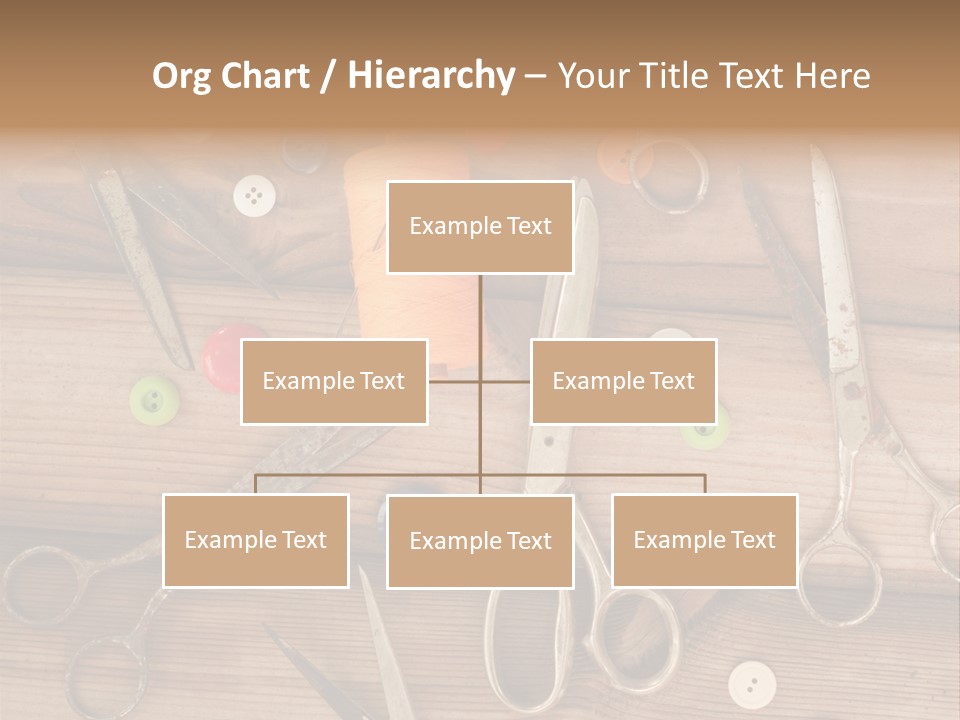 Wood Sew Design PowerPoint Template