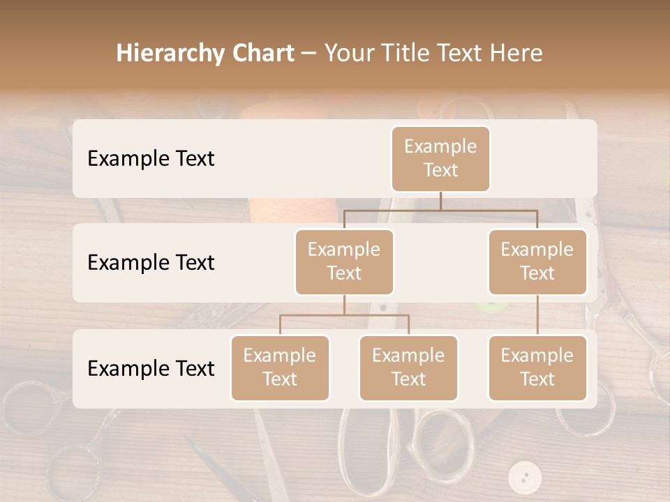 Wood Sew Design PowerPoint Template