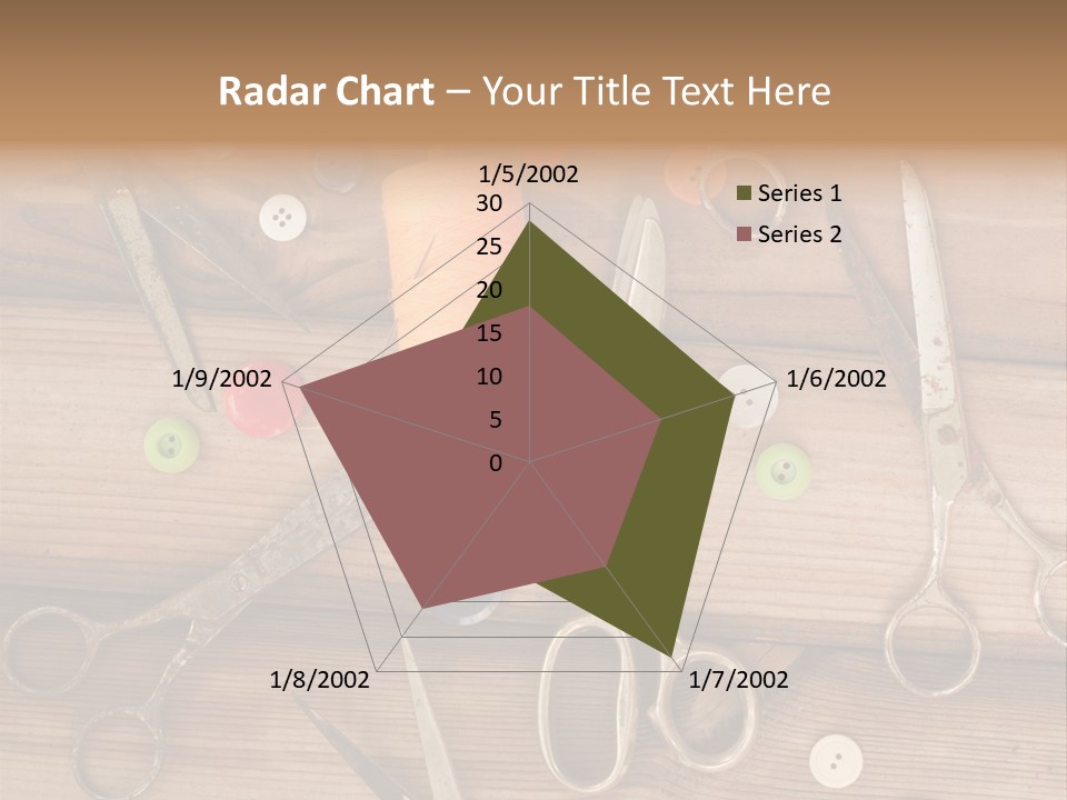 Wood Sew Design PowerPoint Template