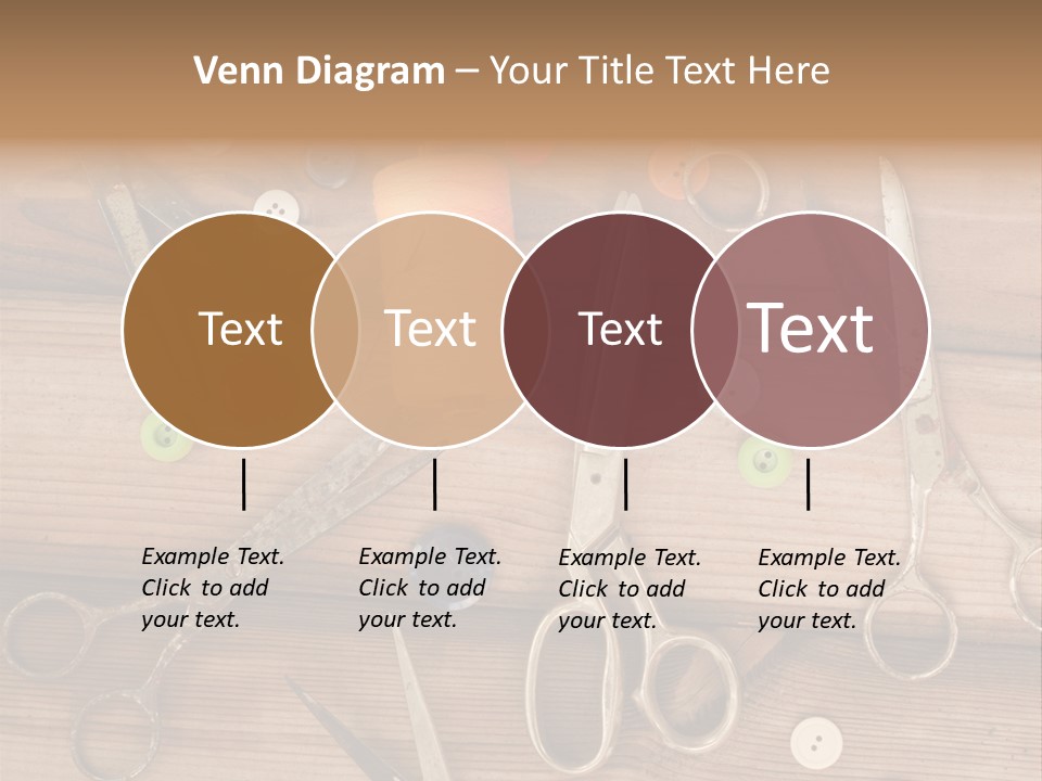 Wood Sew Design PowerPoint Template