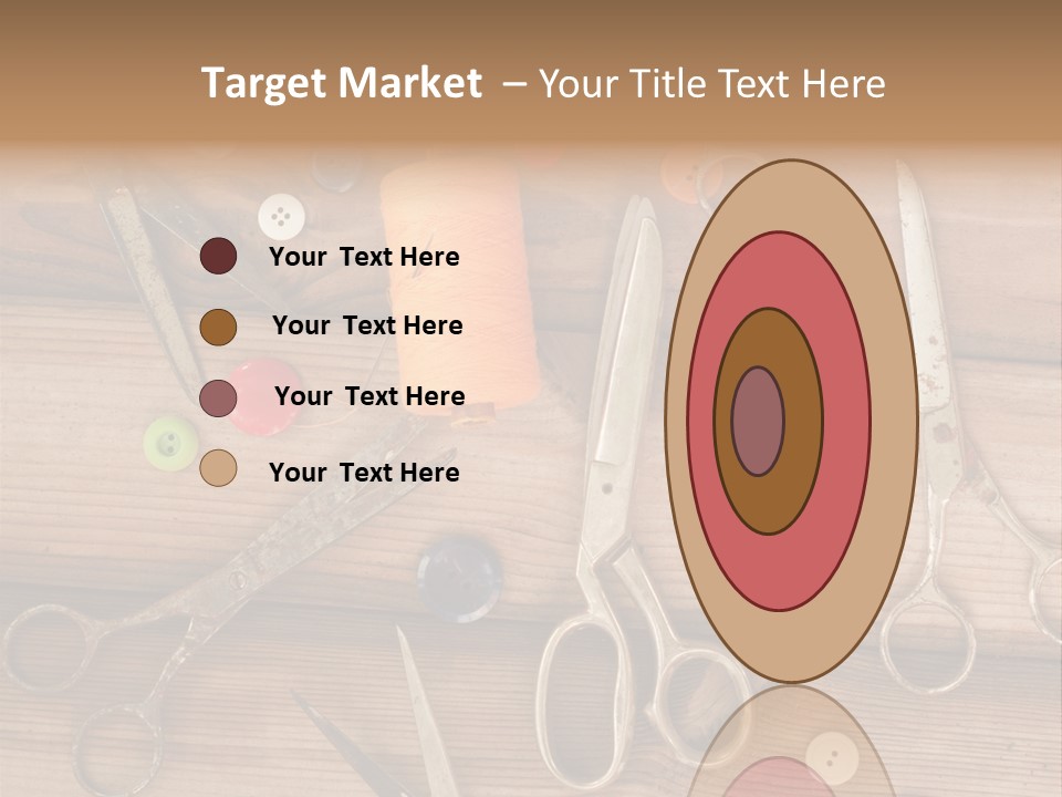 Wood Sew Design PowerPoint Template