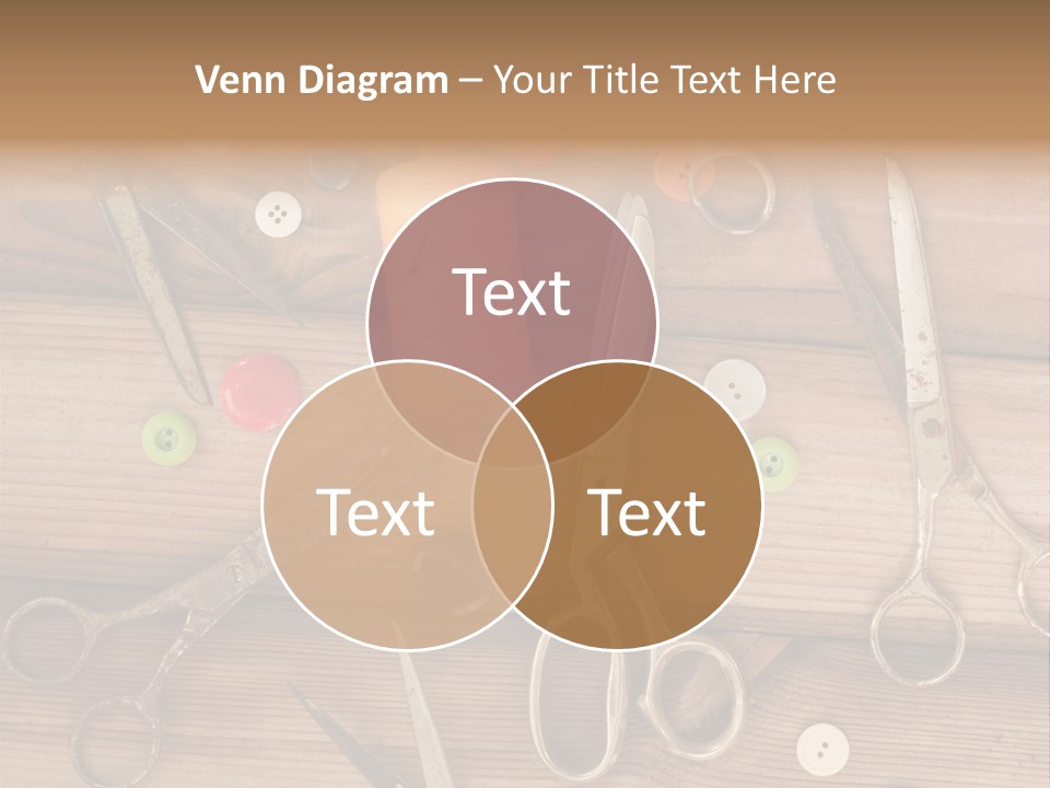 Wood Sew Design PowerPoint Template