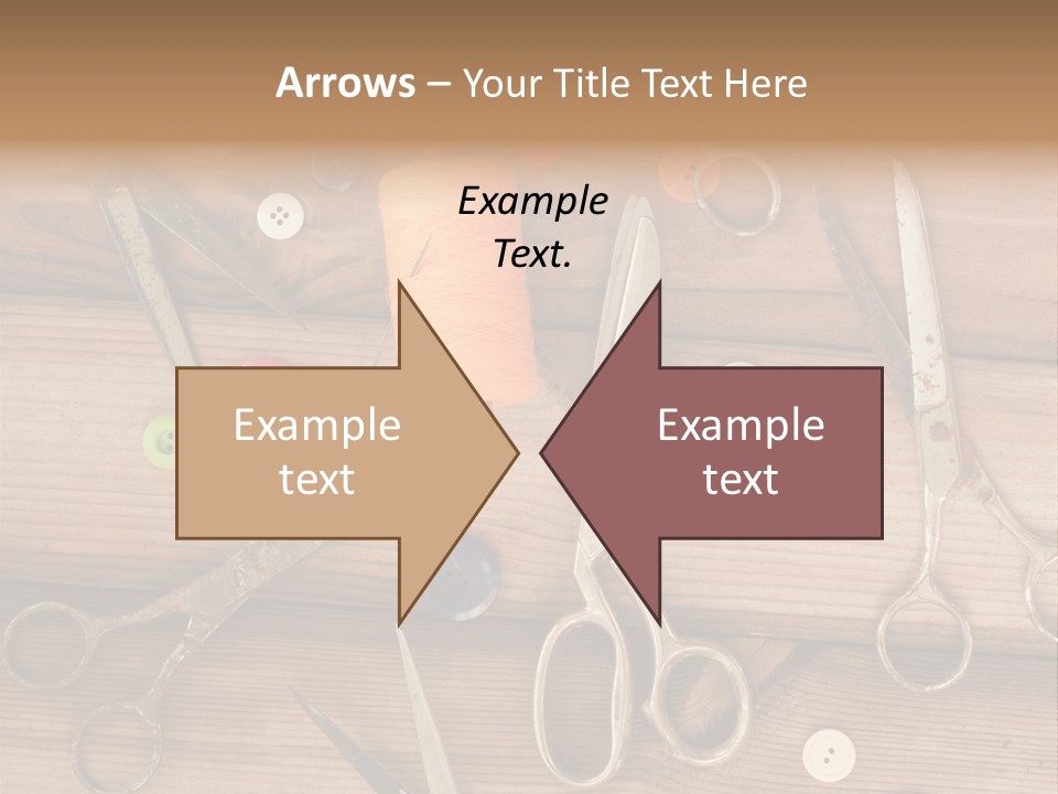 Wood Sew Design PowerPoint Template