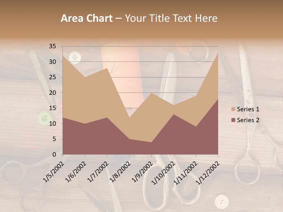 Wood Sew Design PowerPoint Template