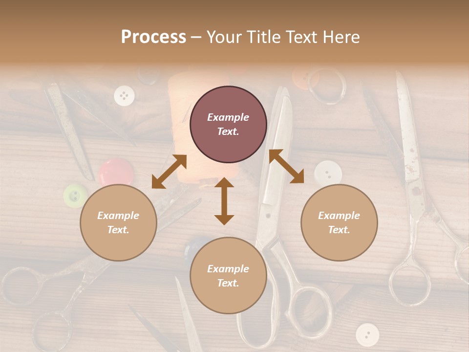 Wood Sew Design PowerPoint Template