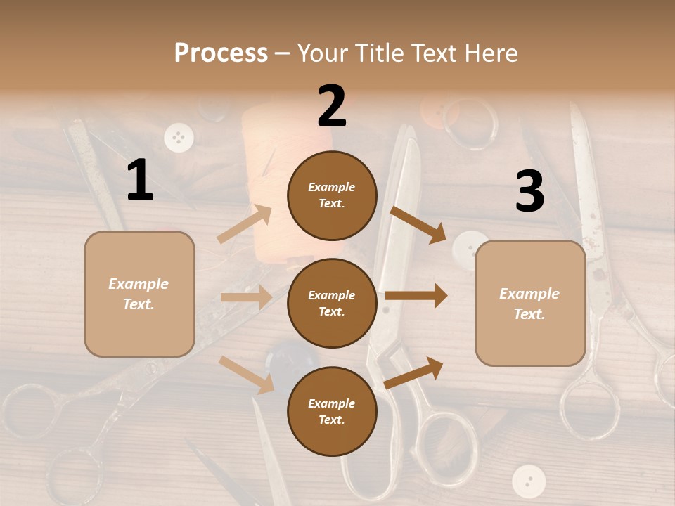 Wood Sew Design PowerPoint Template