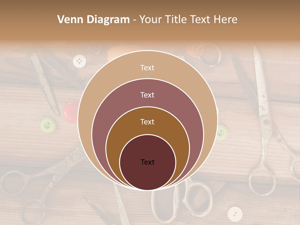 Wood Sew Design PowerPoint Template