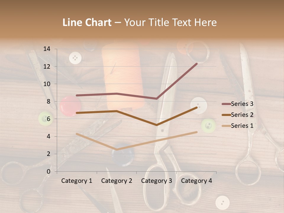 Wood Sew Design PowerPoint Template