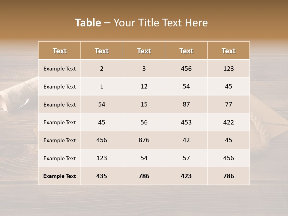 Linen Marina Compass PowerPoint Template