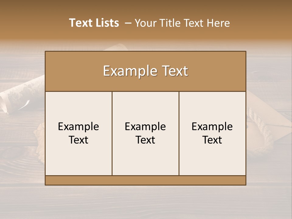 Linen Marina Compass PowerPoint Template