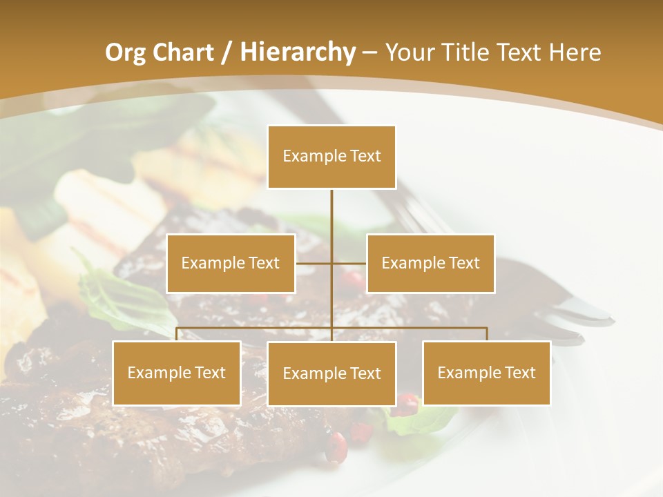 Fork Dish Steak PowerPoint Template