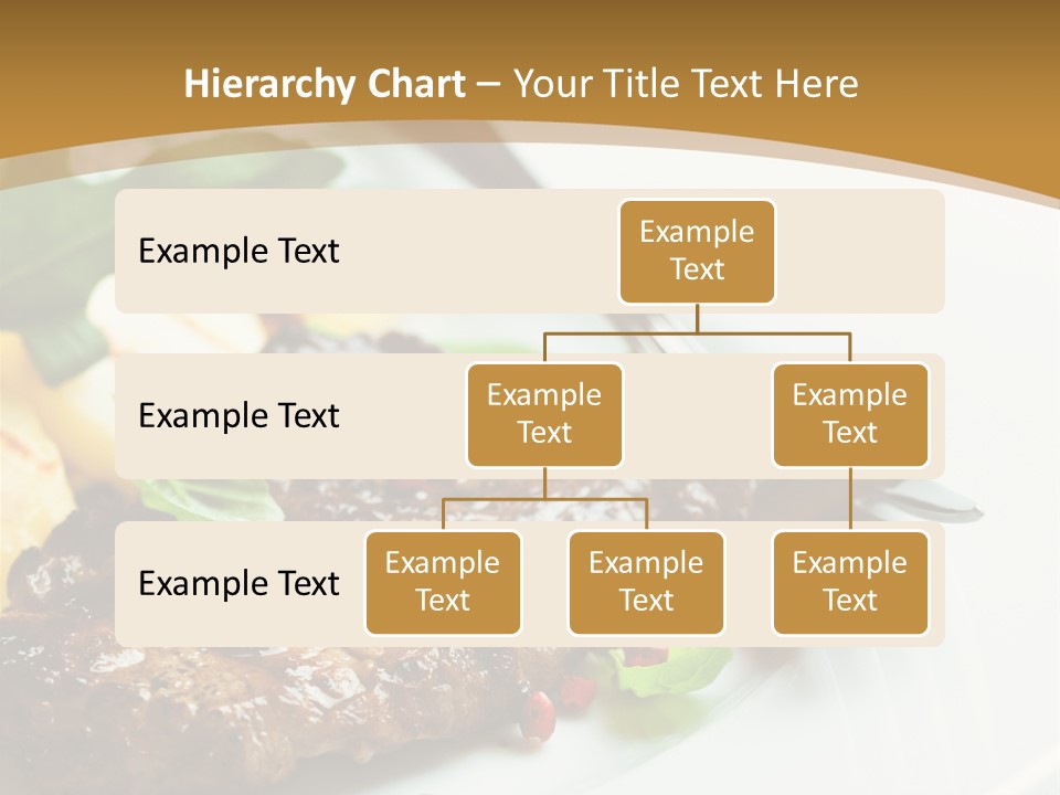 Fork Dish Steak PowerPoint Template