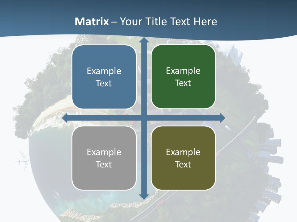 Airplane Planet Country PowerPoint Template
