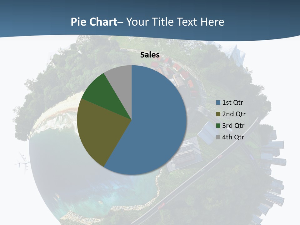 Airplane Planet Country PowerPoint Template