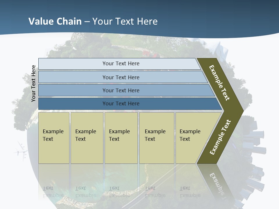 Airplane Planet Country PowerPoint Template