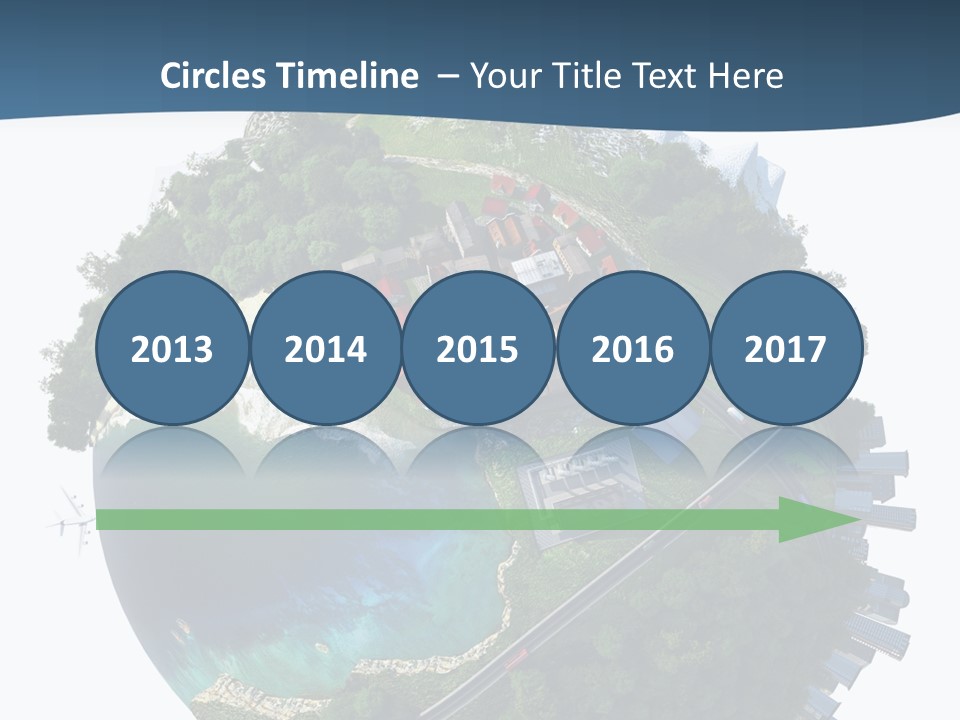 Airplane Planet Country PowerPoint Template