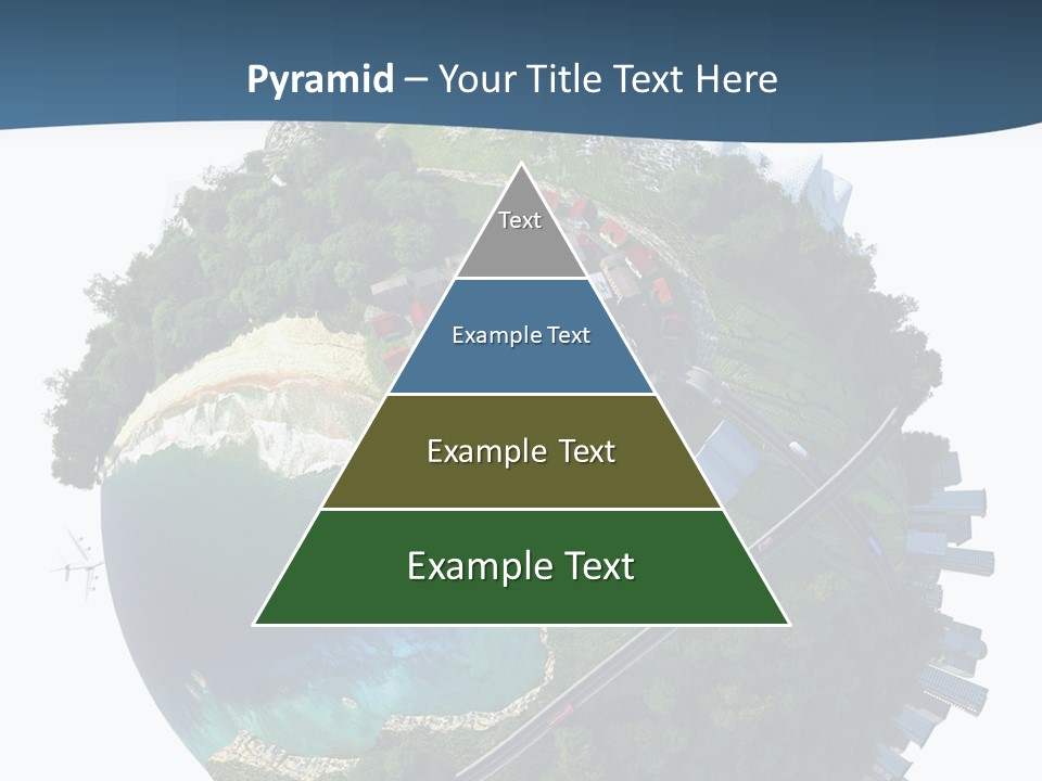 Airplane Planet Country PowerPoint Template