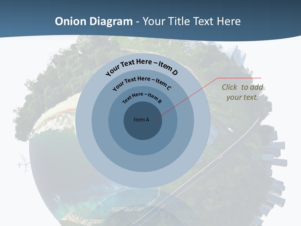 Airplane Planet Country PowerPoint Template