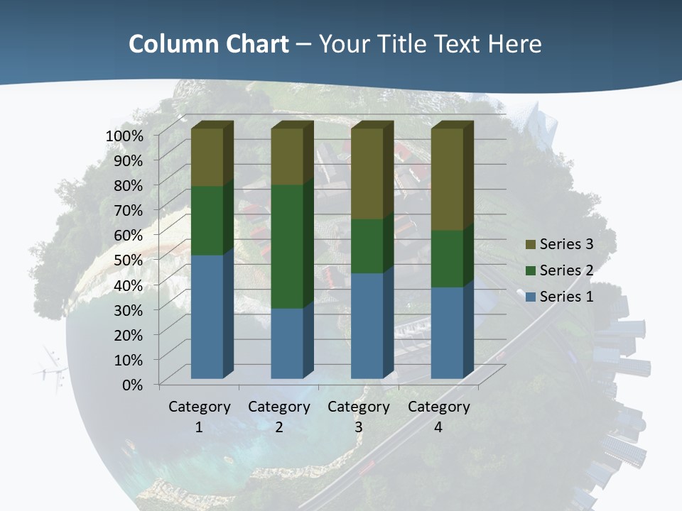 Airplane Planet Country PowerPoint Template