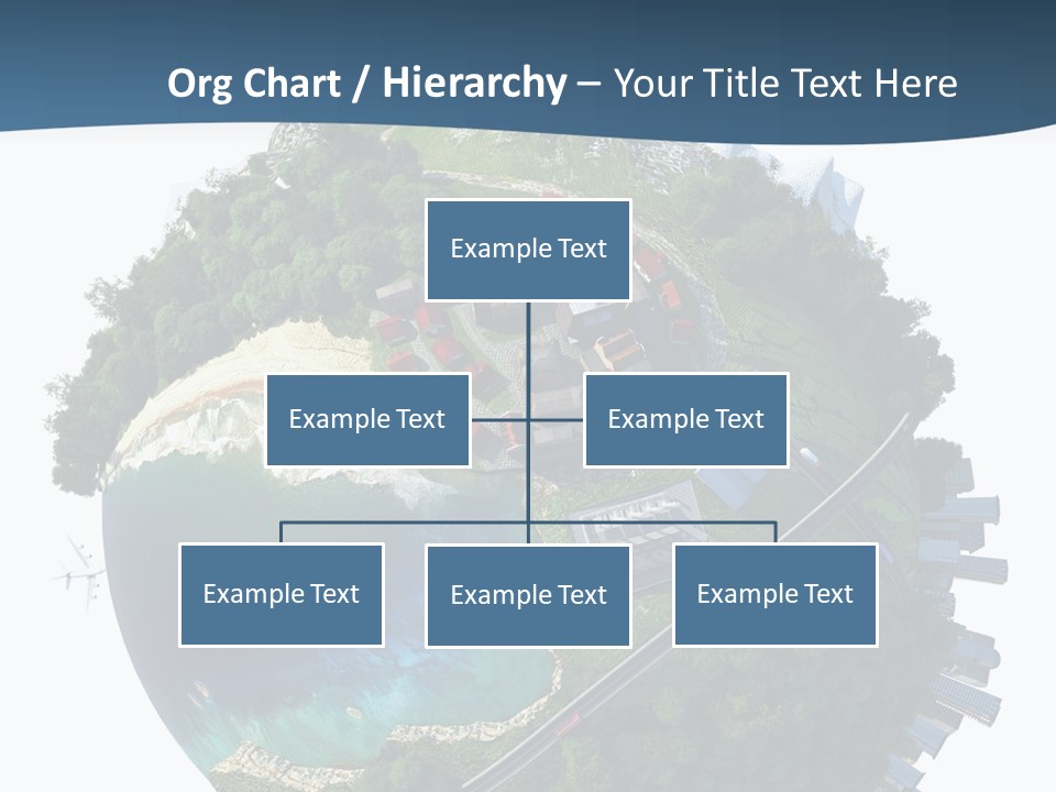 Airplane Planet Country PowerPoint Template