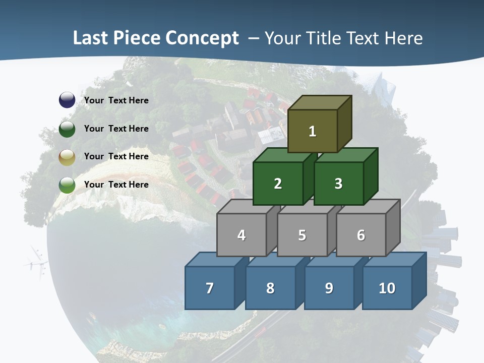Airplane Planet Country PowerPoint Template