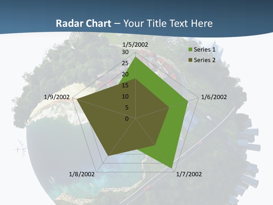 Airplane Planet Country PowerPoint Template