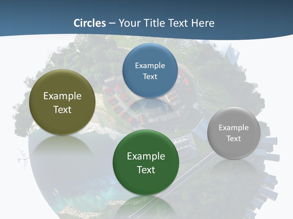 Airplane Planet Country PowerPoint Template