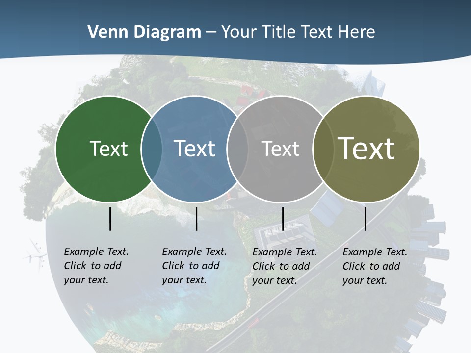 Airplane Planet Country PowerPoint Template