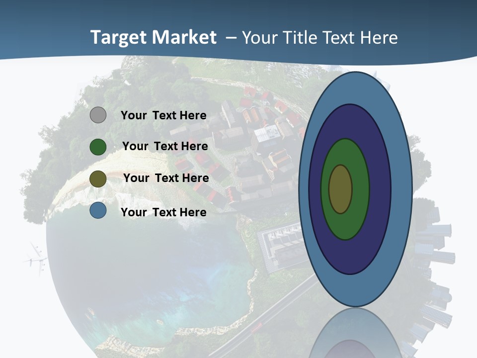 Airplane Planet Country PowerPoint Template