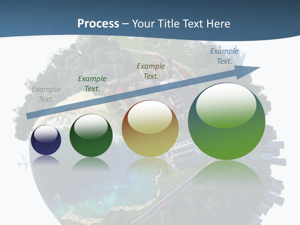 Airplane Planet Country PowerPoint Template