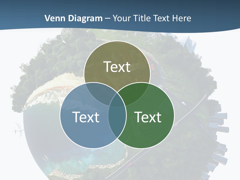 Airplane Planet Country PowerPoint Template