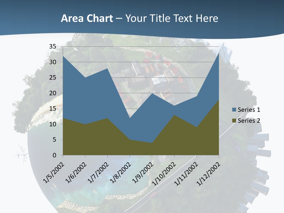 Airplane Planet Country PowerPoint Template