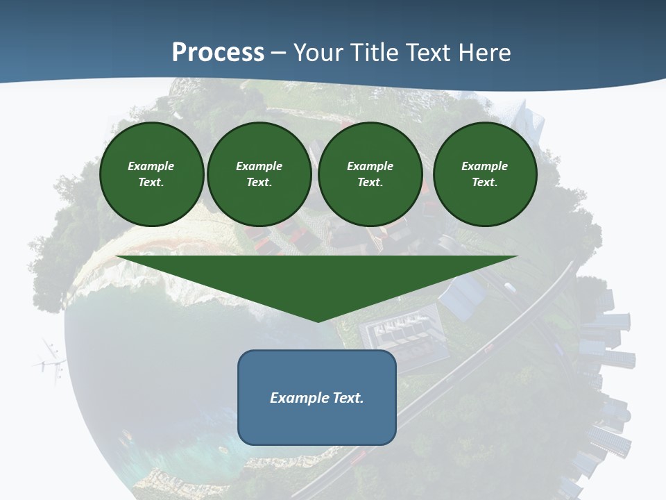 Airplane Planet Country PowerPoint Template