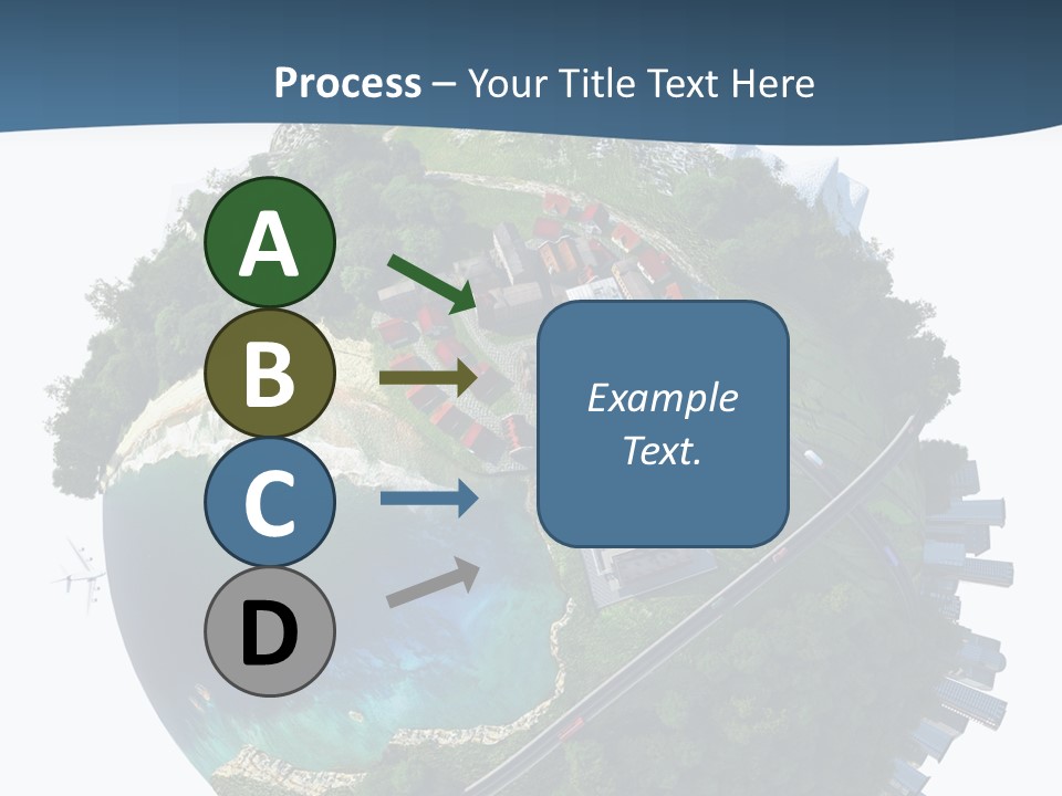Airplane Planet Country PowerPoint Template