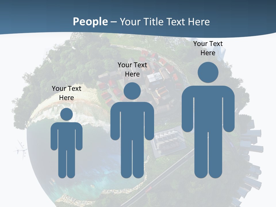 Airplane Planet Country PowerPoint Template