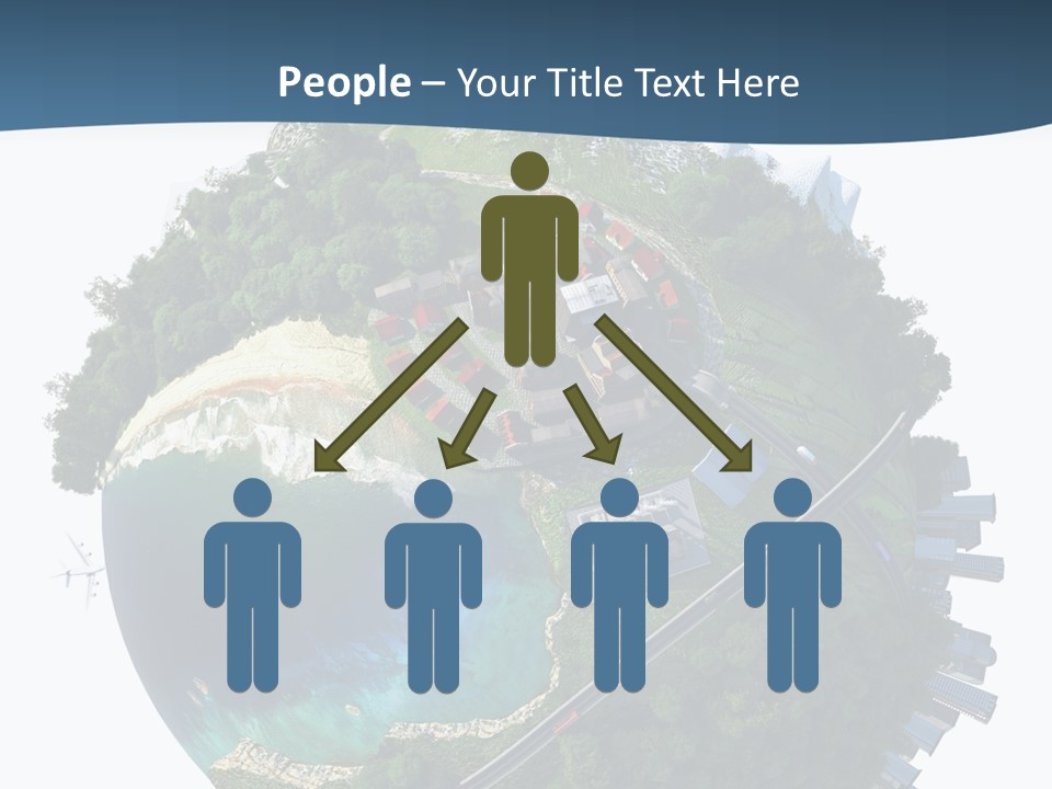 Airplane Planet Country PowerPoint Template