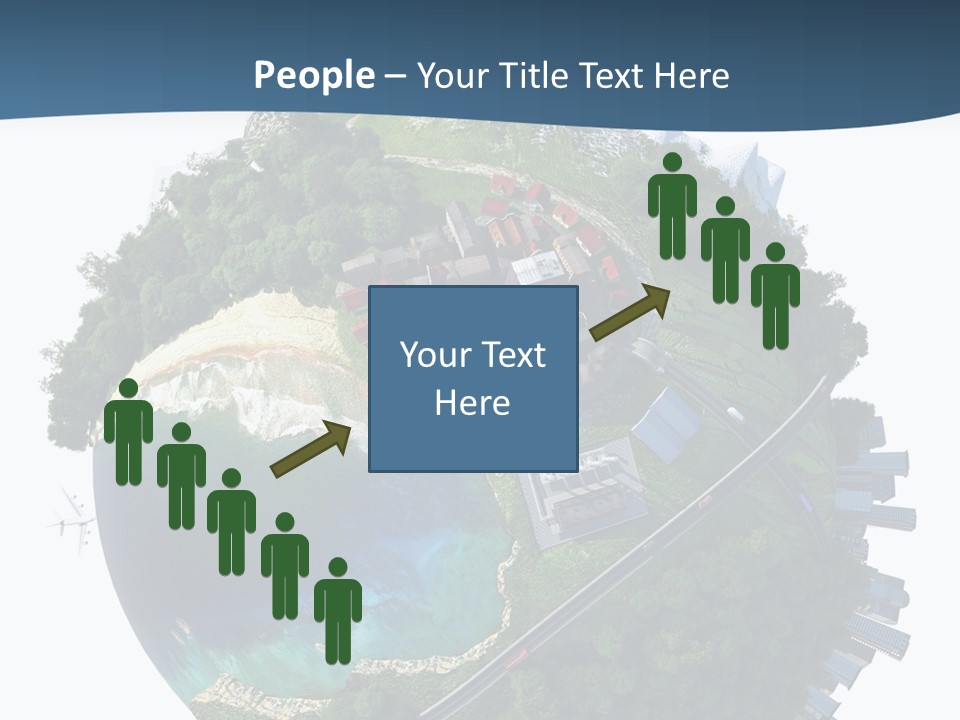 Airplane Planet Country PowerPoint Template