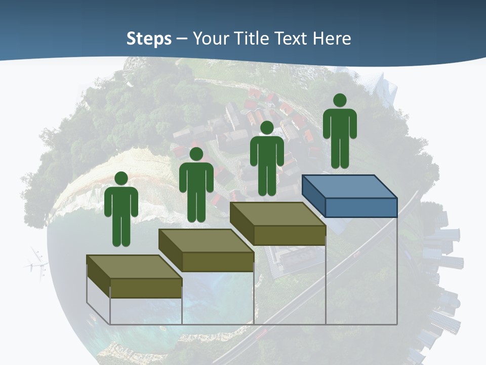 Airplane Planet Country PowerPoint Template