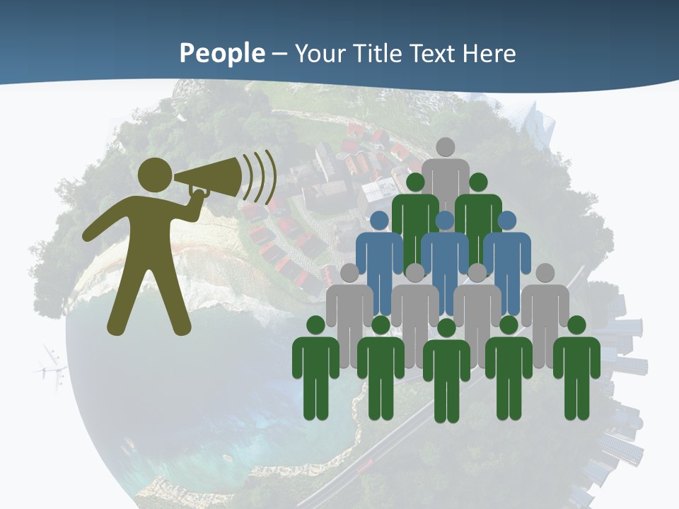 Airplane Planet Country PowerPoint Template