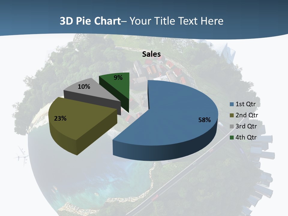 Airplane Planet Country PowerPoint Template