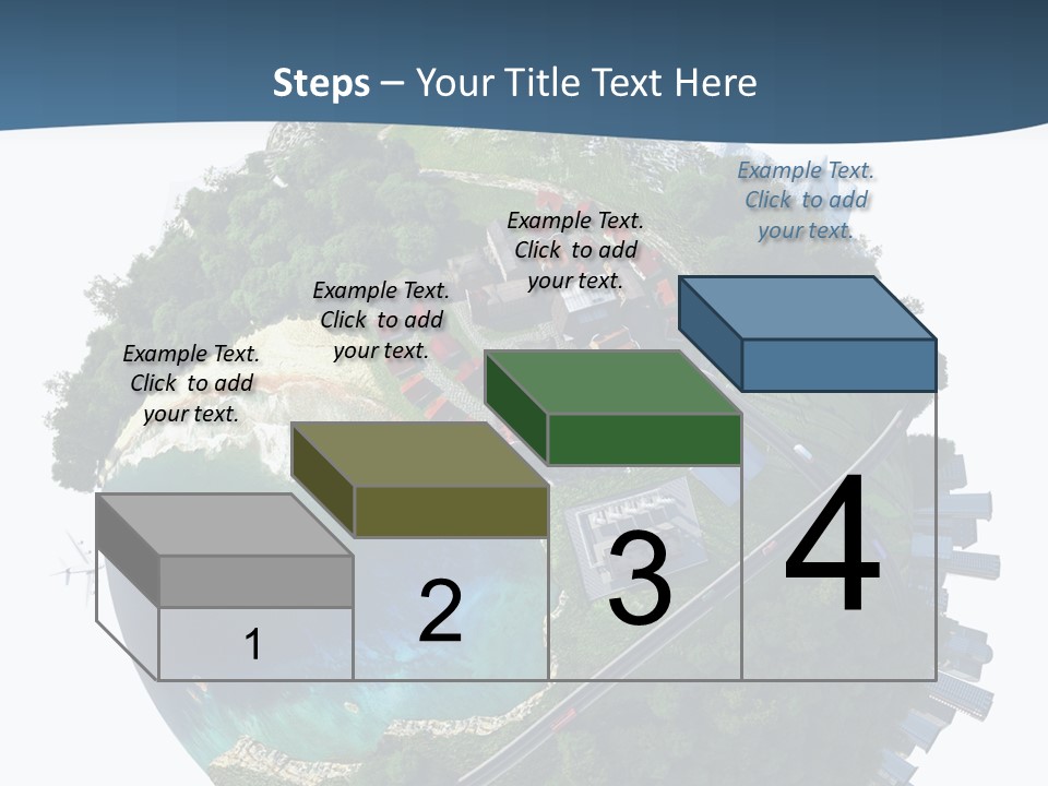 Airplane Planet Country PowerPoint Template