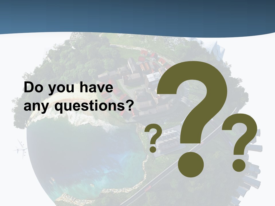 Airplane Planet Country PowerPoint Template