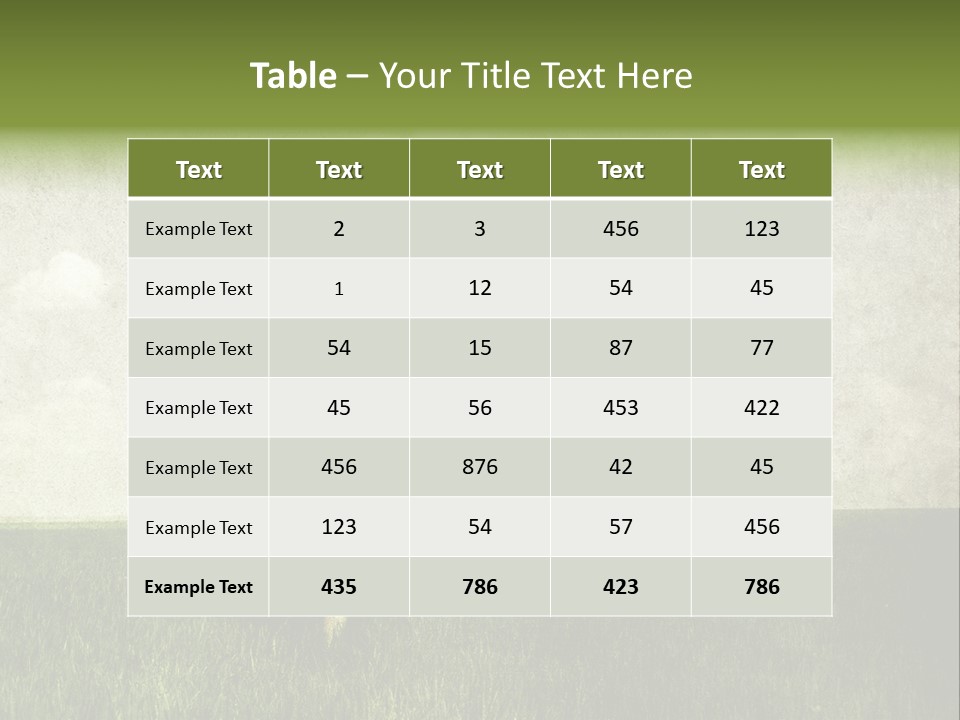 Field Harvest Classic PowerPoint Template
