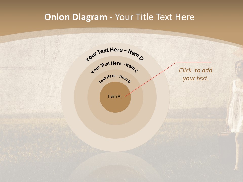 Classic Girl Path PowerPoint Template