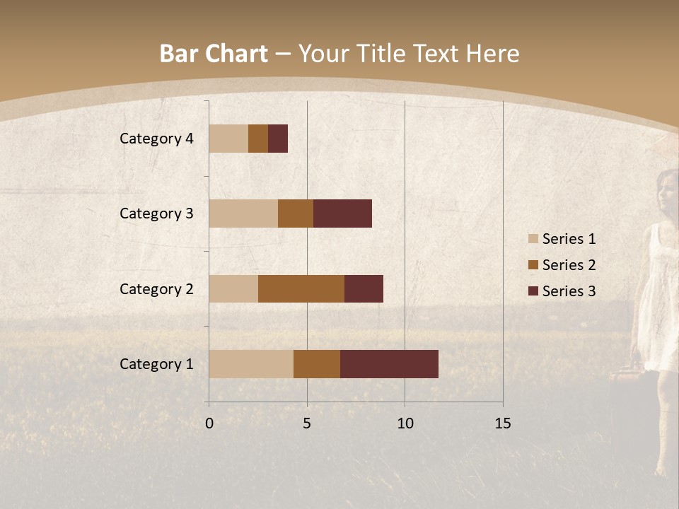 Classic Girl Path PowerPoint Template