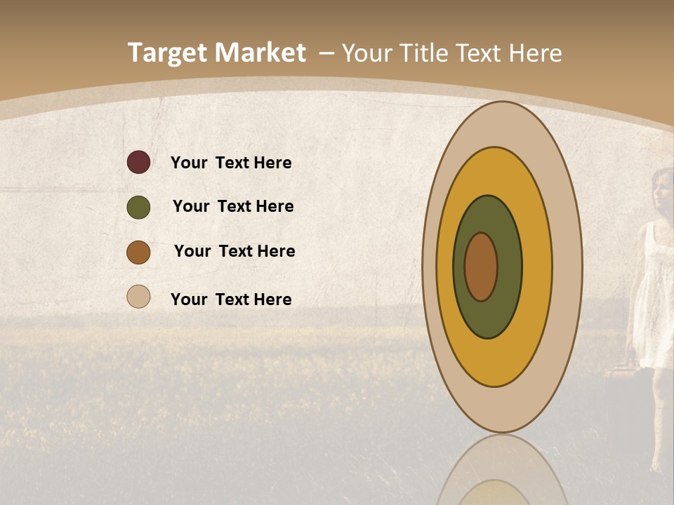 Classic Girl Path PowerPoint Template