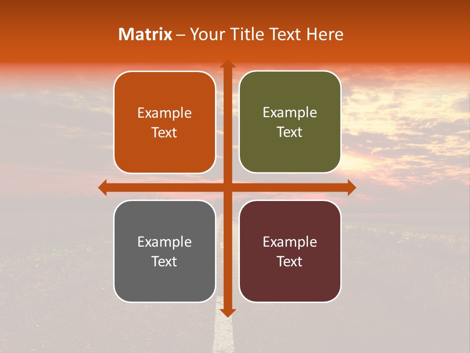 Dramatic Cloudscape Vanish PowerPoint Template